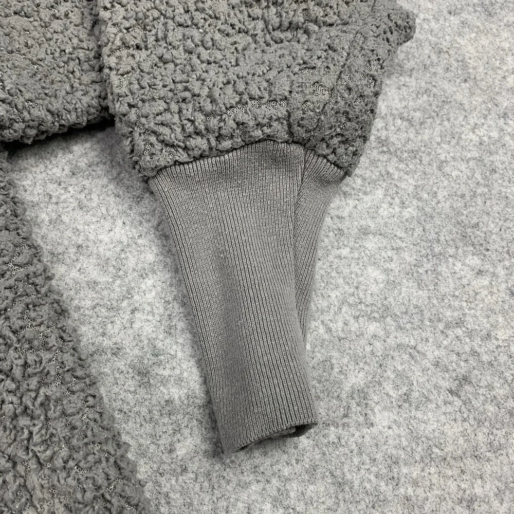 NORDIC BEACH  Hooded Body Wrap Cardigan Koala Gray Size One Size
